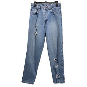 Lucky Brand Distressed Dungarees American Made Women’s Jeans Size 31